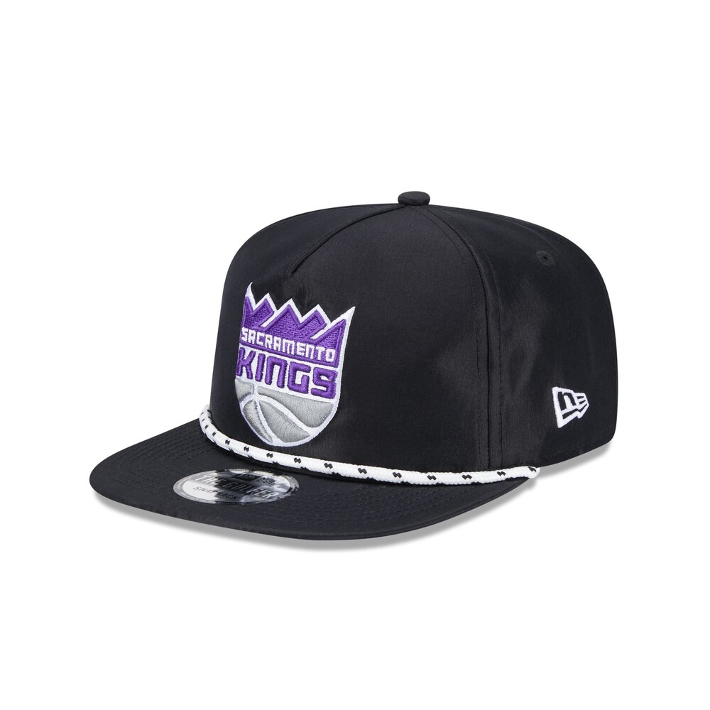 New Era Sacramento Kings Team Rope Golfer Hat - One Size